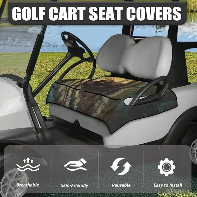 Golf Cart Seat Covers Universal Golf Cart Seat Cover Blanket Cushion Cover Sports Golf Cart Accessories