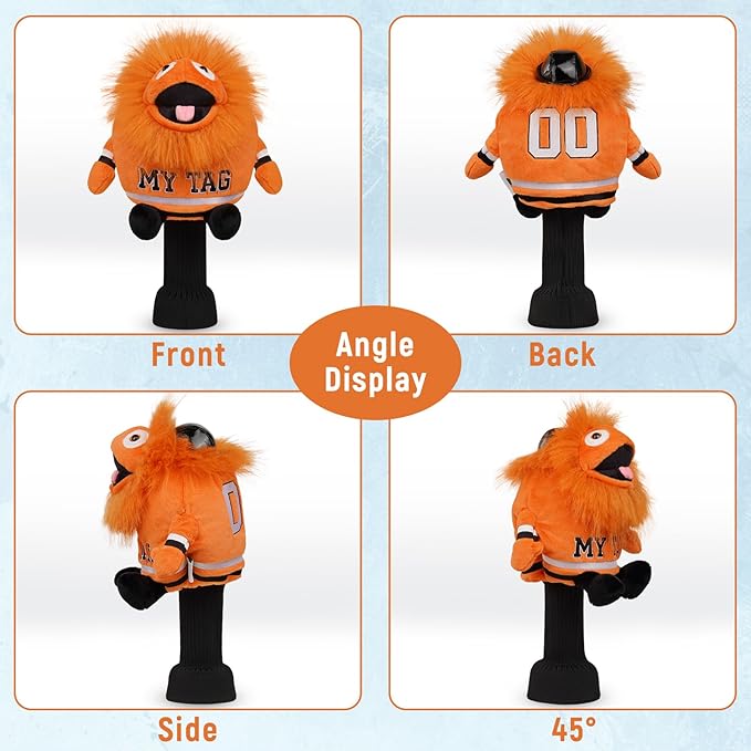 Funny Golf Driver Head Gover, Animal Golf Club Cover Ultra Premium Plush Tour Quality Driver Headcover for Men Women