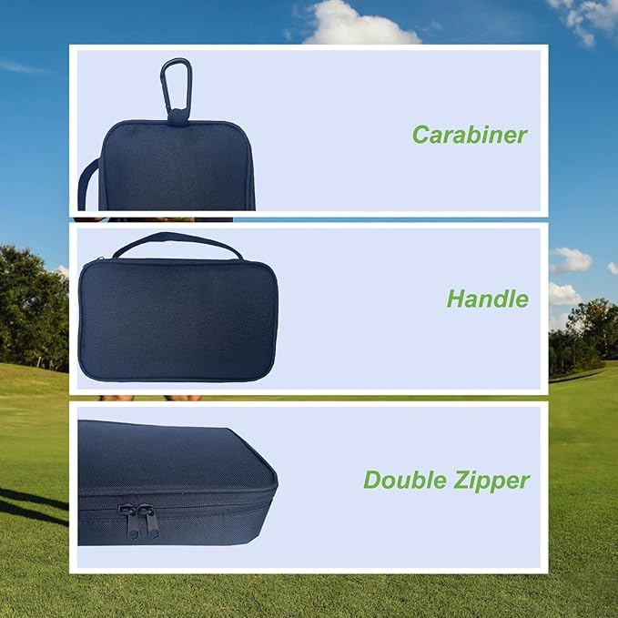 Golf Accessory Bag Organizer for Men - Golf Valuables Pouch