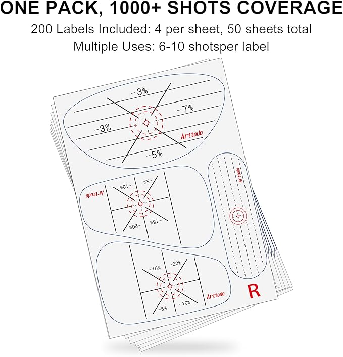 Golf Impact Tape, Golf Club Impact Stickers for Iron, Wood, Putter, Improve Golf Swing Accuracy and Distance, Swing Training Aid Impact Labels