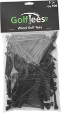 Wood Golf Tees - Standard Golf Tees for Men and Women