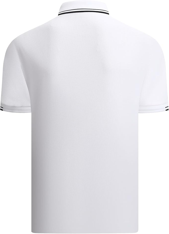 Alex Vando Mens Golf Shirt Moisture Wicking Performance & Polished Style Polo Shirts for Men
