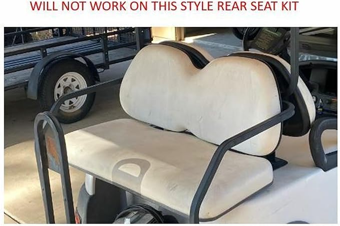 Huskey Parts Company Blue Black Golf Cart Front Seat Covers 2 PCS Compatible with Yamaha G29 Drive 2007+，Drive 2