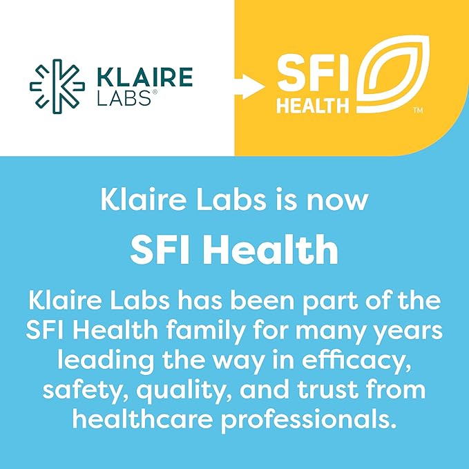 Klaire Labs SFI Health Iron Bisglycinate Chelate Supplement - 30mg Ferrous Bisglycinate Chelate - Designed to be Well-Tolerated, Well-Absorbed & Gentle on Stomach - Hypoallergenic (100 Capsules)