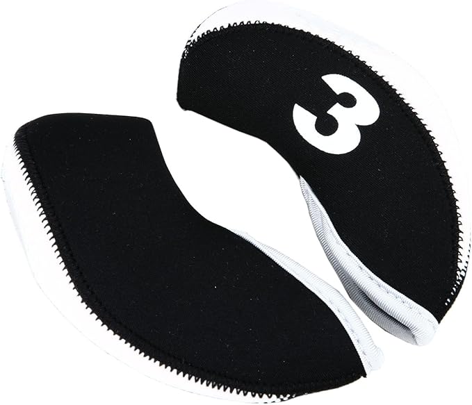 Sword &Shield sports 10pcs/Set Golf Iron Club Head Covers with Numbers Neoprene Top Window Iron Covers