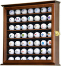 49 Golf Ball Display Case Cabinet (Walnut)
