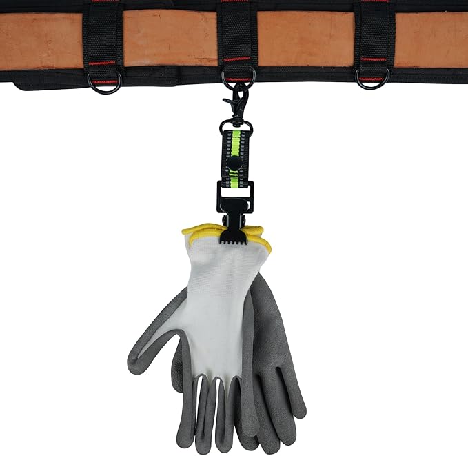 MELOTOUGH Golf Glove Clip Work Gloves Belt Clips with Alligator Clips for Work Glove Holder Construction Gloves Golf Accessories