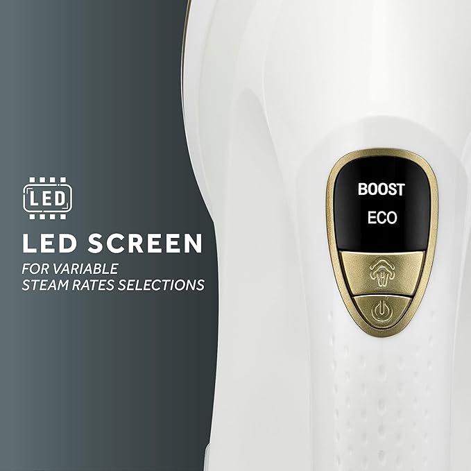 Sunbeam EliteSteam 1700W Digital Steamer & Iron – Stainless Steel Soleplate, 200ml Water Tank, Variable Steam, Quick 20s Heat-Up, 3-Year Limited Warranty – Ideal for Wrinkles & Upholstery