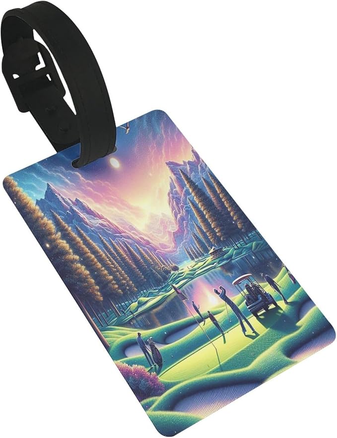 Golf Luggage Tag Suitcase Identify Labels Personalized Travel Bag Tag 2.5X4.1Inch