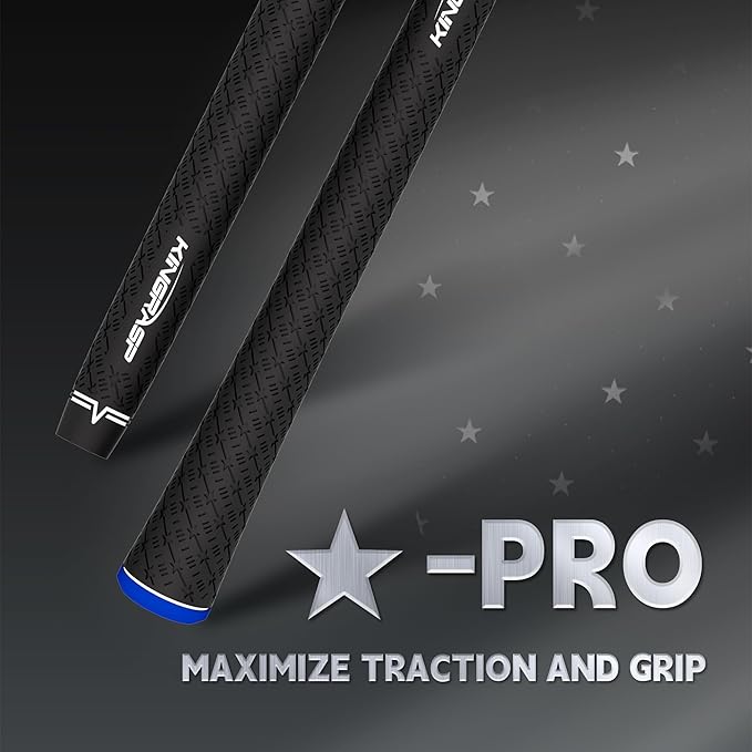 Multi Compound Golf Grips，13 Grips Set,Soft Rubber Golf Clubs Grips, Anti-Slip Ecological Cotton Yarn Thread Technology,Midesize Standard Size,6 Colors Optional