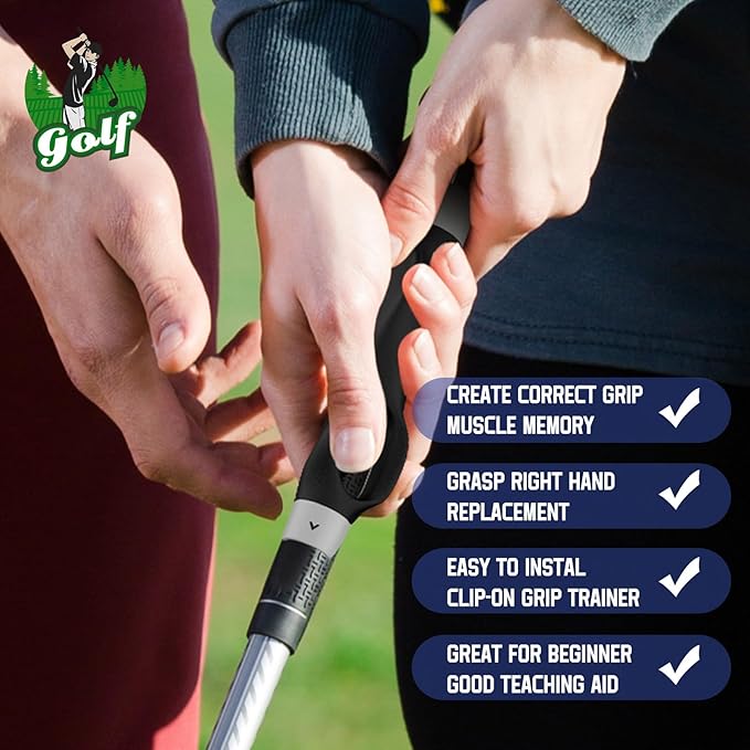 Golf Grip Trainer,Grip Trainer Golf Training Equipment,Golf Grip Trainer Right Hand,Golf Training Aid to Help Train Correct Hand Position
