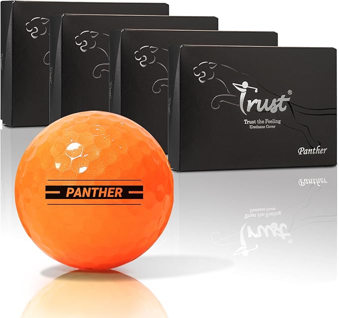 Trust Panther,Extra Thin Urethane Cover with Max COR Big Core,Soft & Elasticity Feel, Green Side Control with Distance