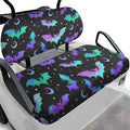 Golf Cart Seat Covers, Universal Fit & Nonskid Bottom Fits for Club Car 2 Person Seats Golf Carts