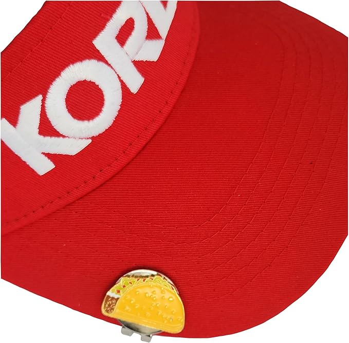 Funny & Unique Golf Ball Markers with Hat Clip – Food & Fun Icons – Perfect Golf Accessories & Gifts
