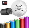Custom Golf Ball Stamp Marker Personalized Quick-Dry Monogram Golf Ball Stamp with Logo Name Reusable Waterproof Golf Ball Stamp Gifts for Men Golf Lovers Golfers Dad Husband