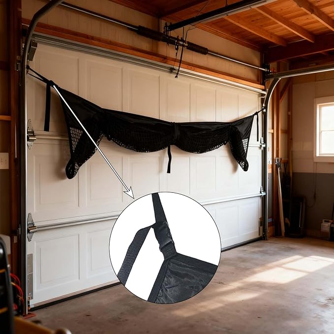 Gagalileo Golf Net for Garage Door with Mat: 10X8FT Roll-Up Design Quick Setup for Backyard & Basement Training Ideal for Beginners & Advanced Golfers