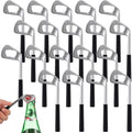 20 Pcs Golf Club Bottle Opener Bulk Novelty Groomsmen Gift Bachelor Party Favors for Golf Lover Beer Enthusiast, Made from Zinc Alloy (Silver)