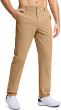 Pudolla Men's Golf Pants Stretch Work Dress Comfy Pants 30"/32"/34" Lightweight Quick Dry Casual Slacks Trousers with Pockets