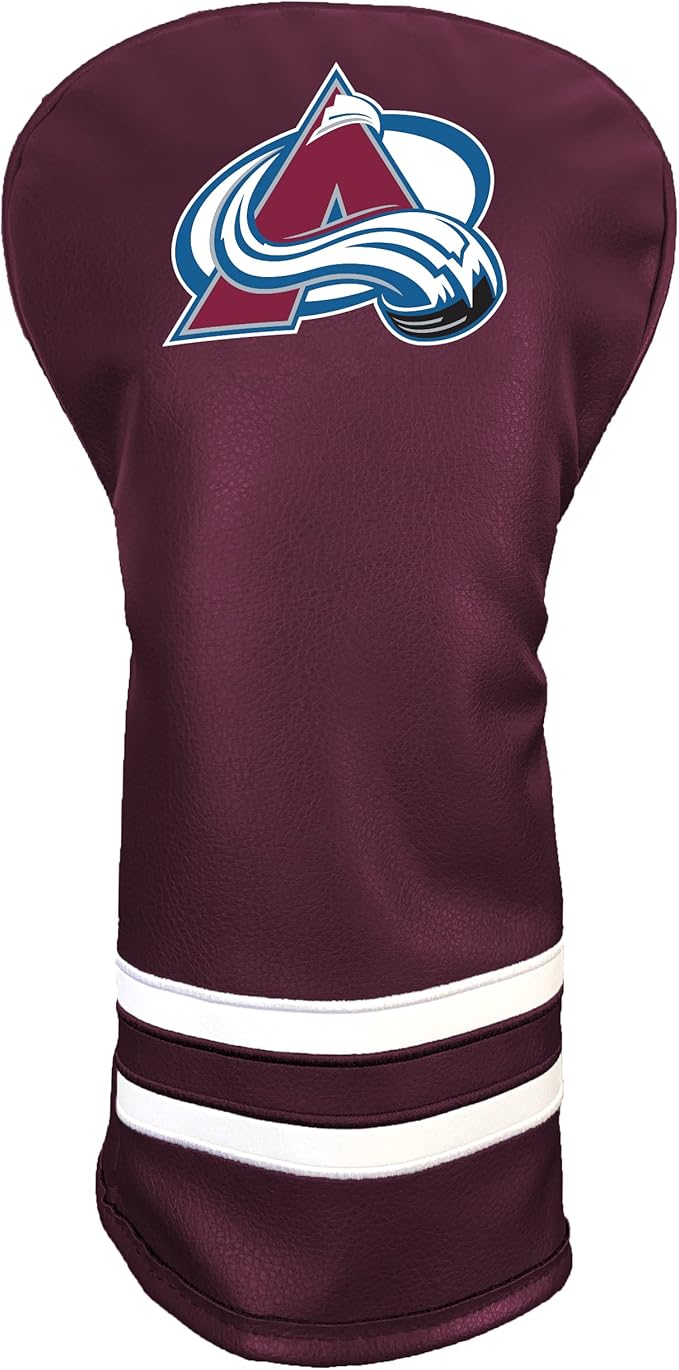 Team Golf NHL Vintage Driver Golf Club Headcover (Printed), Form Fitting Design, Retro Design with Fleece Lining for Extra Club Protection
