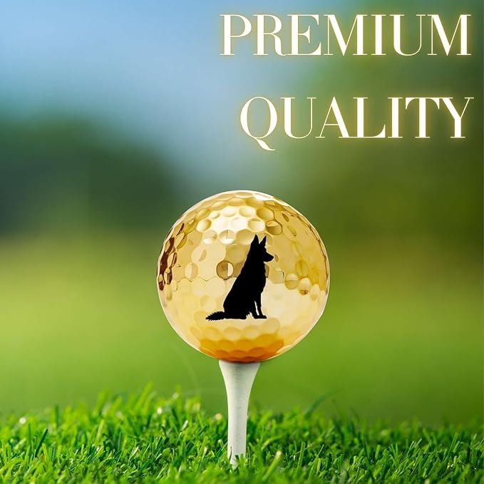 German Shepherd Gifts Golf Balls Set, Golf Gifts, Cool Accessories for Golfers, German Shepherd Dog Gifts for Golf Lovers, Perfect for Christmas & Birthday