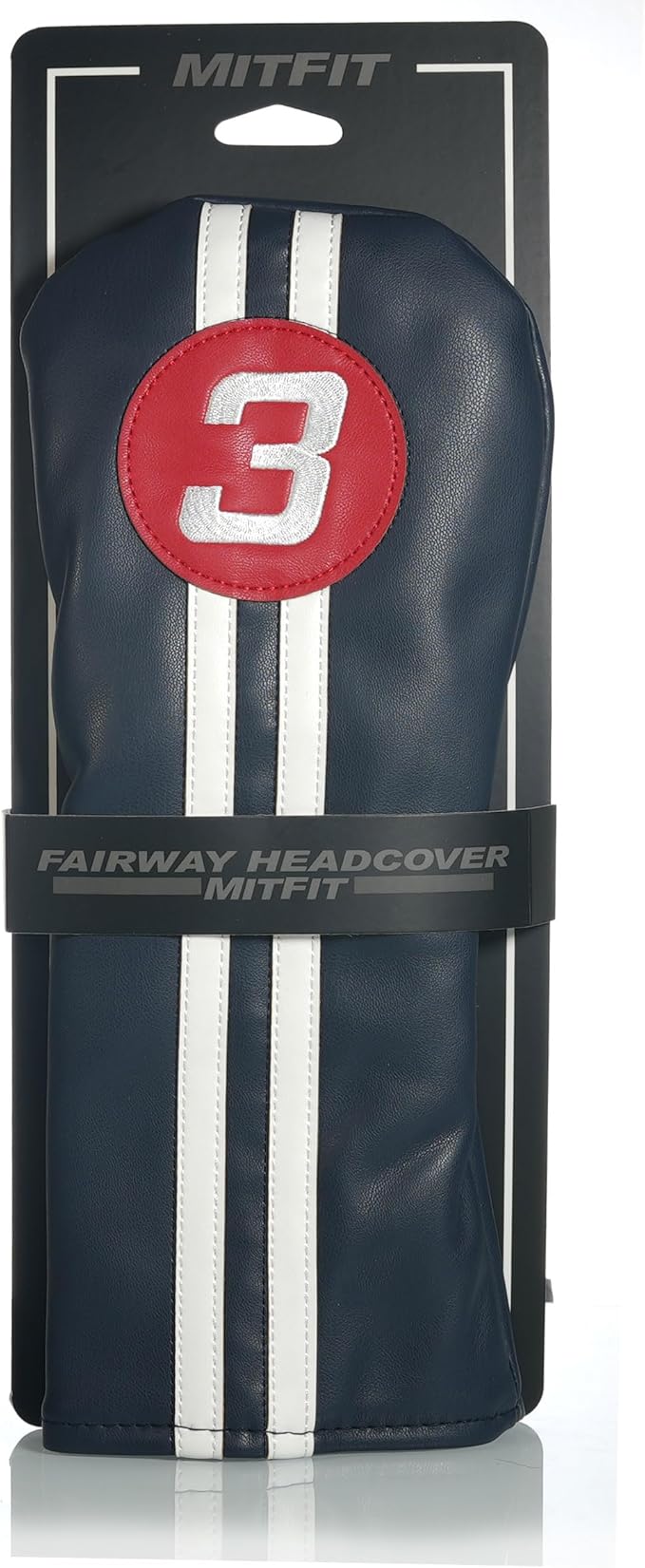 Single Headcover, Easy Slip-On Easy-Off Golf Club Head Cover, Fleece Lined Interior, Water Resistant and Durable Shell, Individual Retail Pack