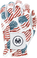MULLIGAN HOOLIGAN® Men's Golf Glove | Premium Cabretta Leather & Mesh, Breathable Moisture-Wicking Comfort, Unique Standout Design for Men & Women