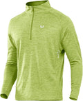 NORTHYARD Quarter Zip Pullover Men Running Shirt Long Sleeve Moisture Wicking Quick Dry Athletic Workout Shirts
