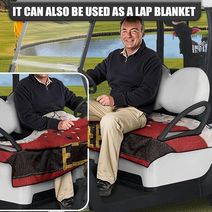Golf Cart Seat Covers Universal Golf Cart Seat Cover Blanket Cushion Cover Sports Golf Cart Accessories