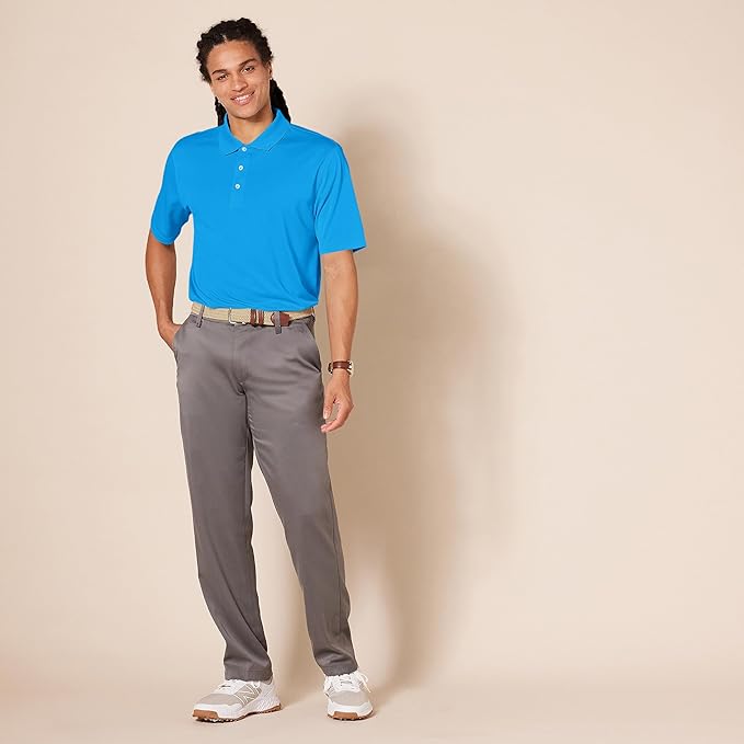Amazon Essentials Mens Golf Polo Shirt, Moisture-Wicking Quick Dry, Short Sleeve