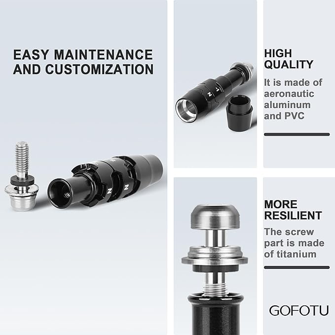 Golf .335 Golf Adapter Sleeve Shaft Compatible with Callaway Elyte, Ai Smoke Series Drivers, Paradym, Epic, Rogue ST, Great Big Bertha, MAVRIK Series,16/815/814 XR Drivers