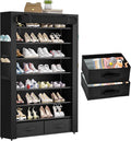 OYREL Tall Shoe Rack Dustproof Cabinet Large Capacity 8 Tier Shoe Organizer,32-40 Pairs of Shoes