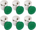 6 Sets Golf Hole Cups with Cover 4'' Putting Green Golf Hole Cup Practice Training Aids for Outdoor Backyard Yard Garden, 6PCS Cup+ 6PCS Lids