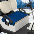Universal Golf Cart Seat Covers Waterproof Golf Cart Seat Protector with 4 Side Pockets & Anti-Slip Bottom Fits for Most Golf Carts,Fits for EZGO,Club Car,Yamaha and More(Blue with side pockets)