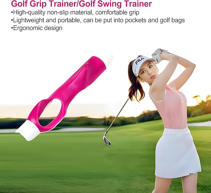 grip trainer golf, golf grip trainer, golf grip trainer right hand for Improving Hand Posture, Helps Train Proper Hand Posture（2P）