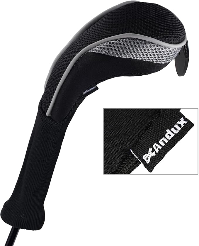 Andux 4 Pack Long Neck Golf Hybrid Club Head Covers Dial No. Tag CTMT-01