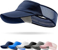Sport Sun-Visor Hat Men Women Summer UV Protection, Lightweight Cooling Golf Running Tennis Sweat-Band Cap