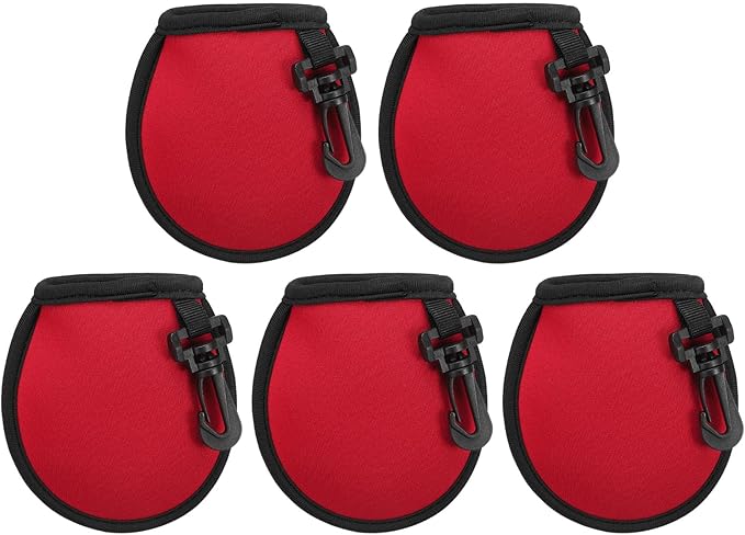 PATIKIL Golf Ball Washer Pouch, Portable Golf Balls Cleaner Pocket Bag with Hanging Clip for Golf Exercise