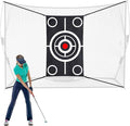 Golf Target Cloth for Net Replacement Golf Hitting Net Target with 4 Straps for Practice Training Aids Indoor Outdoor Use