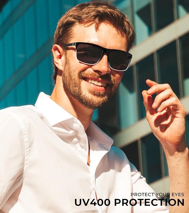 KALIYADI Polarized Sunglasses for Men and Women, Mens Sun Glasses with UV Protection for Driving Fishing Golf (3 Packs)