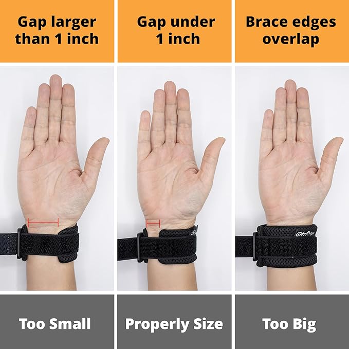 BULLSEYE Wrist Band with Silicone Ring – Stabilizer for Ulnar Sided Wrist Pain, TFCC Tears, DRUJ Instability, Pinky-sided Pain, Tendinitis, Repetitive Use Injuries, and Joint Support
