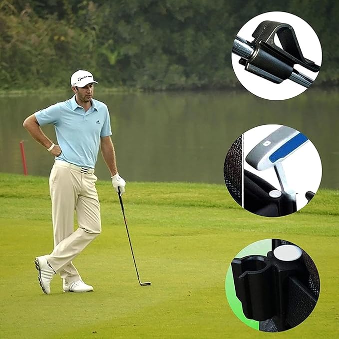 Versatile Golf Bag Clip Putter Holder Golf Bag Clip Putter Holder Golf Club Bag Clip Golf Club Clip Creative Golf Putter Holder 4pcs