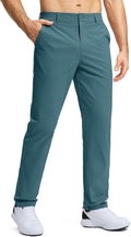 Pudolla Men's Golf Pants Stretch Work Dress Comfy Pants 30"/32"/34" Lightweight Quick Dry Casual Slacks Trousers with Pockets