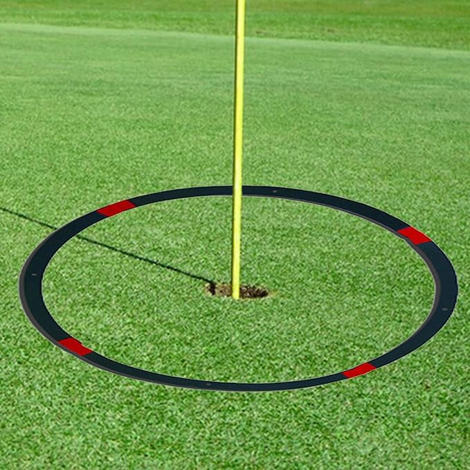 Golf Target Rings - Golf Target Circles, Putting and Chipping Practice Rings | Durable Thin Rings for Short Game Training, Portable Foldable Design, Bright Colors for Easy Visibility, Multiple