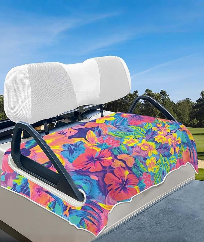 Comfortable Golf Cart Seat Covers, Soft Golf Cart Towel, Golf Cart Accessories, Club Car and Other 2-Seat Golf Carts