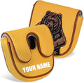 Golf Club Head Cover Golf Head Cover Driver Headcover Fairway Wood Headcover Hybrid Club Head Cover Golf Blade Mallet Putter Cover Beer Bear