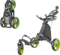 Caddytek CaddyLite ONE-Swivel V8 Golf Push Cart - Lightweight 3 Wheel Foldable Cart with One-Click Folding, 360° Swivel Front Wheel, Adjustable Handle, Cooler Basket, Umbrella & Drink Holder