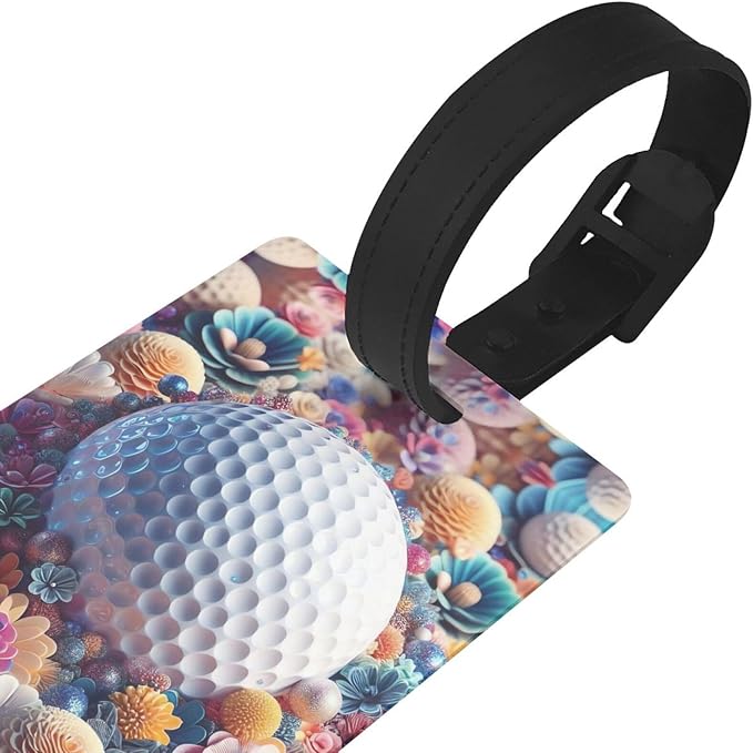Golf Luggage Tag Suitcase Identify Labels Personalized Travel Bag Tag 2.5X4.1Inch