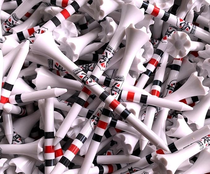 TRUESTRIKE Premium USA Golf Tees – 100-Pack Durable 3¼" / 2¾" Plastic Tees – Made in USA – Perfect Holiday Golf Gift