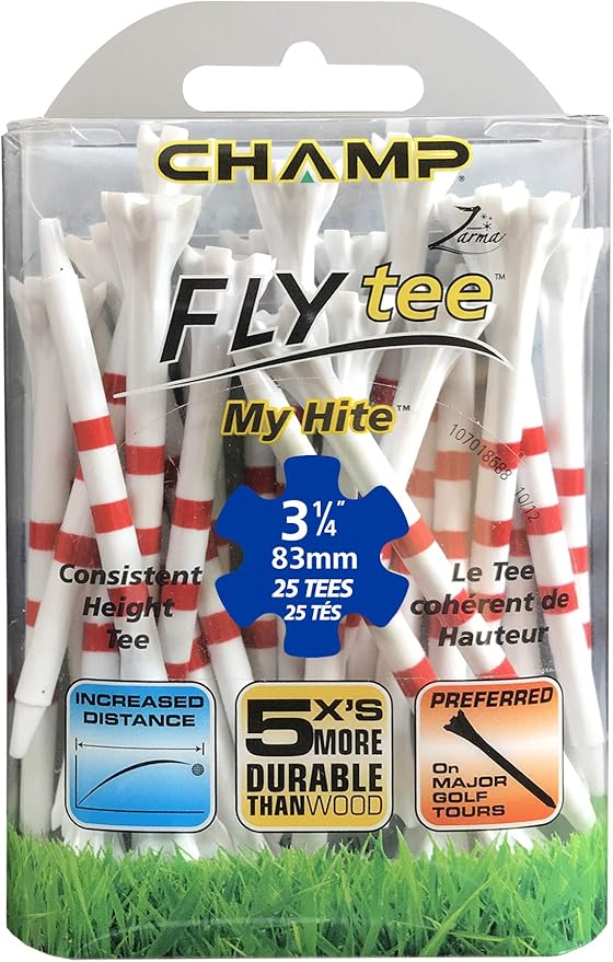 Champ Zarma FLYtee My Hite 3-1/4" 25 count