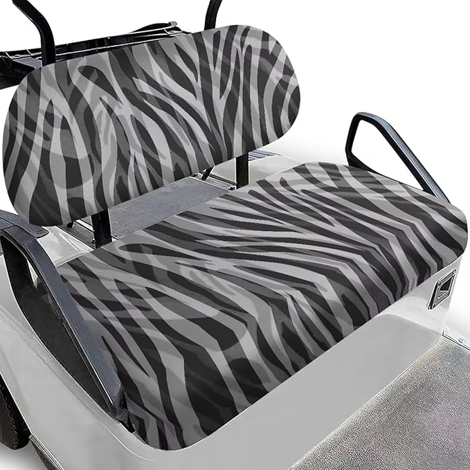 Golf Cart Seat Covers, Universal Fit & Nonskid Bottom Fits for Club Car 2 Person Seats Golf Carts
